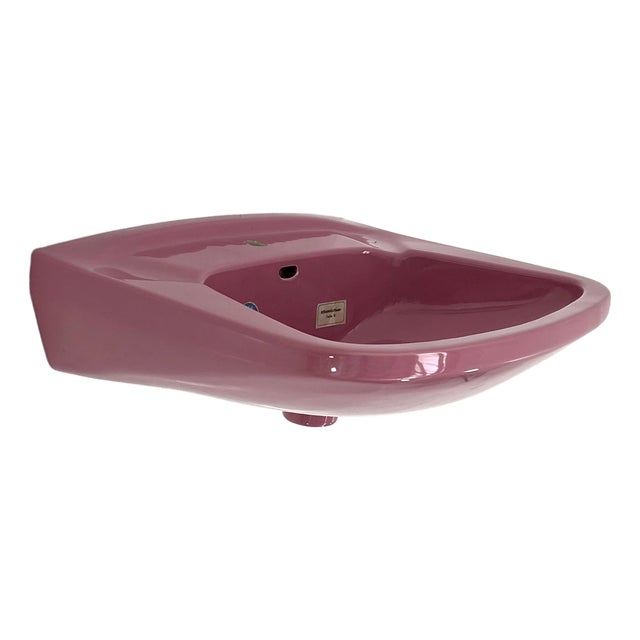 Vintage Pink Sink from Keramag Keravit, 1980s For Sale