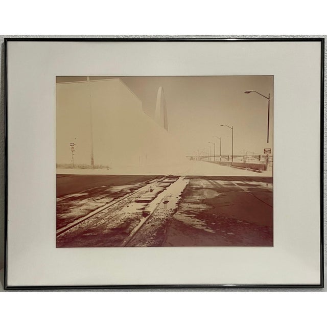 St. Louis and the Arch Vintage Photograph St. Louis and the Arch: titled, initialed, dated 1981, copyright 1982, and...
