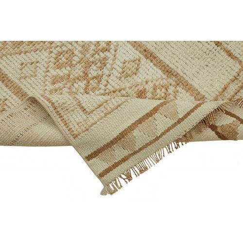 Beige Bohemian Runner Rug For Sale - Image 6 of 7