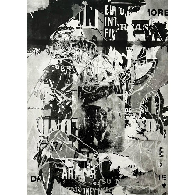 David Salle, David Salle Photogravure Heliogravure "Lucky" Pictures Generation Signed Print, 1992 For Sale