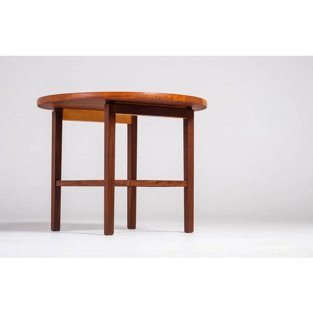Side Table in Solid Teak, Denmark, 1960s For Sale - Image 4 of 9