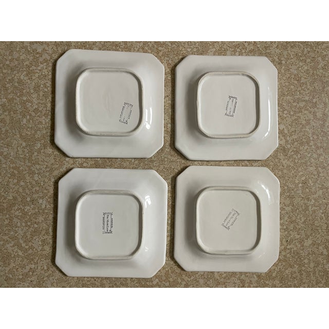 Great set of 4 plates produced for The Mane Lion. These are hand painted plates depicting four types of palm trees. The...