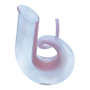 Riedel Curly Pink Crystal Wine Decanter
