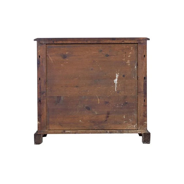 Vintage Danish Chest of Drawers in Flame Mahogany For Sale - Image 3 of 10