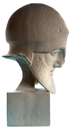 Original Athena Afaia Dying Warrior, Early 1900s, Plaster