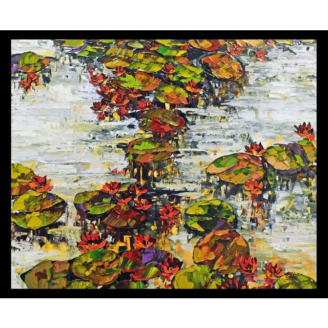 Impressionist Maya Eventov Untitled Oil Canvas W/Custom Frame Me082211-04 For Sale - Image 3 of 8