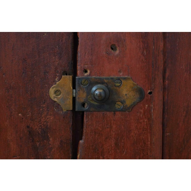 Antique Mid 19th Century Primitive Corner Cabinet For Sale - Image 11 of 18