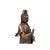 Metal Quality Made Heavy Bronze Standing Guan YIn - Bodhisattva Statue With Vitarka Mudra and Holly Vase For Sale - Image 7 of 9