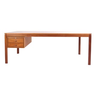 SM 76 Desk in Mahogany attributed to Christian Hvidt & Orla Mølgaard for Søborg Møbelfabrik, 1976 For Sale