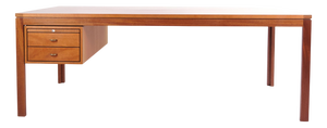 SM 76 Desk in Mahogany attributed to Christian Hvidt & Orla Mølgaard for Søborg Møbelfabrik, 1976