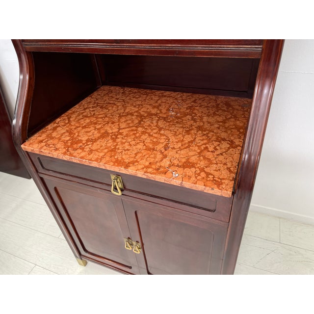 Wood Art Nouveau Display Cabinet from Jacob & Josef Kohn, Vienna, 1890s For Sale - Image 7 of 11