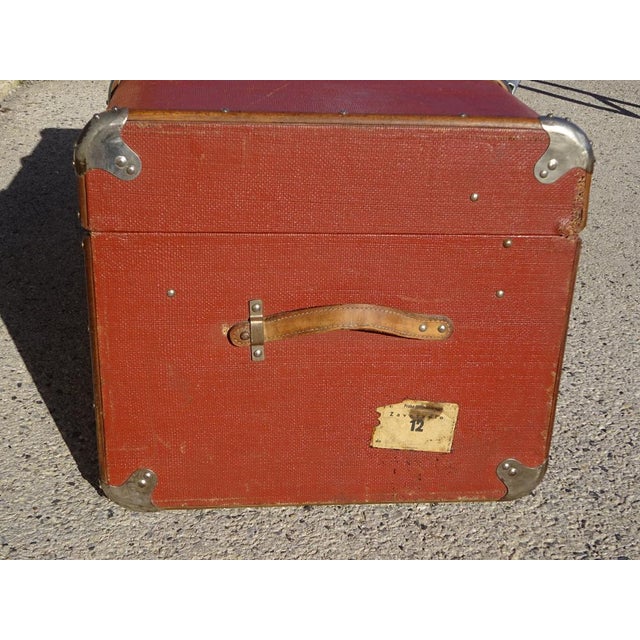 Early 20th Century Cabin Trunk, 1930s For Sale - Image 15 of 18