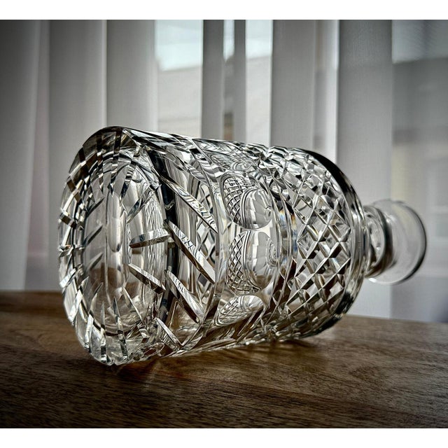 Anglo-Irish William IV Cut Glass Decanter, 1835 For Sale - Image 6 of 18