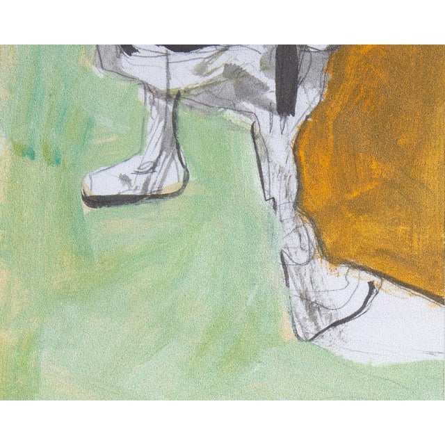 Green Abstract Mixed Media Painting by James L. Bruch For Sale - Image 8 of 8