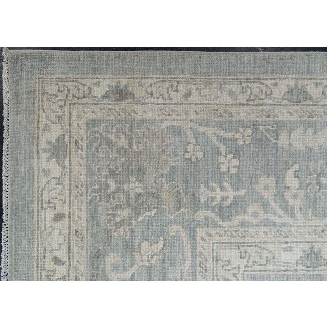 Early 21st Century Oushak Rug 9'11" x 13'3" For Sale - Image 5 of 8
