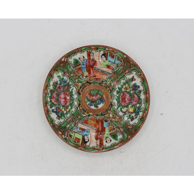 Ceramic Circa 1891-1911 Chinese Export Rose Medallion Porcelain Tea Service For Sale - Image 7 of 13