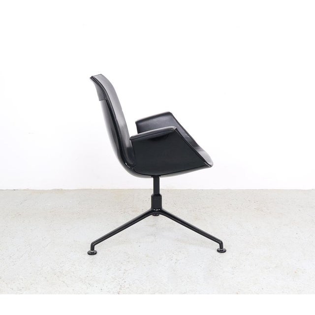 The Bucket Chair Swivel Chair by Preben Fabricius for Walter Knoll / Wilhelm Knoll, 1990s For Sale - Image 4 of 10