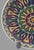 Late 20th Century Vintage Decorative Colorful Majolica Faience Wall Plate Neofitou Keramik Rodes Greece For Sale - Image 5 of 8