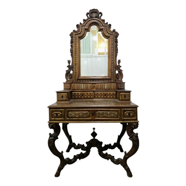 Antique Portuguese Dressing Cabinet, 1790 For Sale