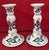Blue Danube Vintage Japan Blue Danube Ceramic Candlesticks-Set of 2 For Sale - Image 4 of 5