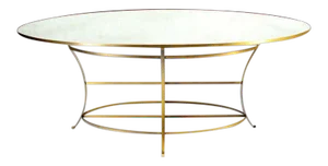 Early 20th Century Oval Display Table