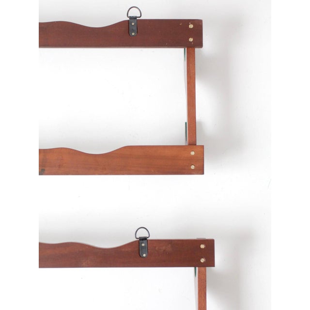 Mid-Century Wooden Gun Rack Pair For Sale - Image 16 of 17