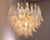 Murano White and Clear Glass Chandelier, 1990s For Sale - Image 6 of 12