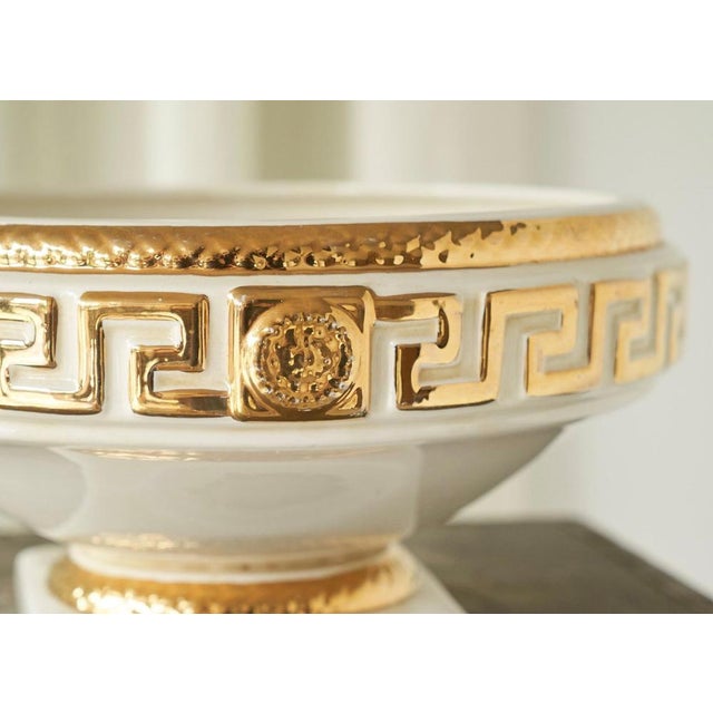 Ceramic Large Mid-Century Modern Italian Studio Pottery Centerpiece, 1960s For Sale - Image 7 of 11