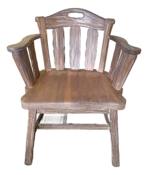 Vintage 1963 Attributed to A. Brandt Ranch Oak Rustic Captains Chair
