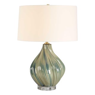 Tausha Green Table Lamp For Sale