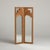 The Ginkgo Leaner Pencil Reed Rattan Full-Length & Floor Mirror With Brass Hinges For Sale - Image 4 of 8