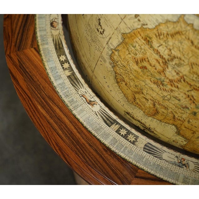 Gold Large Bespoke Floor-Standing World Globe from Gosling, London, 2011 For Sale - Image 8 of 18