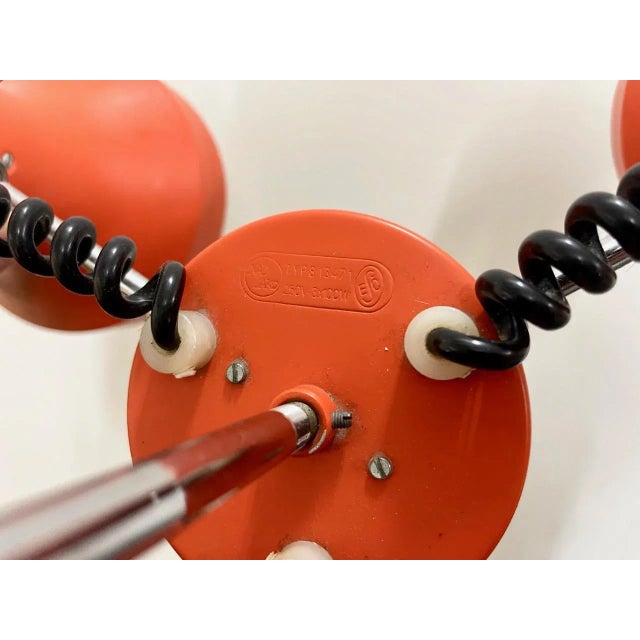 Metal Model 813471 Pendant Lamp from Napako, 1970s For Sale - Image 7 of 8