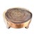 Sanded solid raw acacia wood low round coffee table. Beautiful natural grain and wood tones which will vary with each...