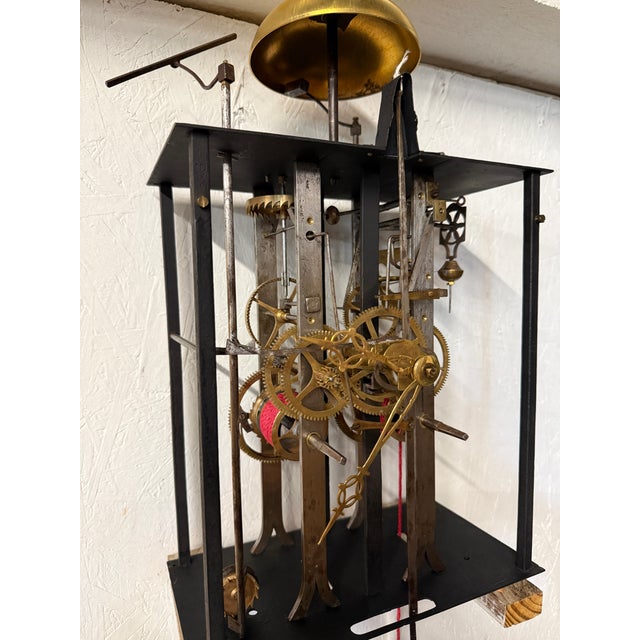 A Late 19th Century Morbier Works for a Tall Case Clock From Boivin at Chateauroux. For Sale - Image 13 of 13