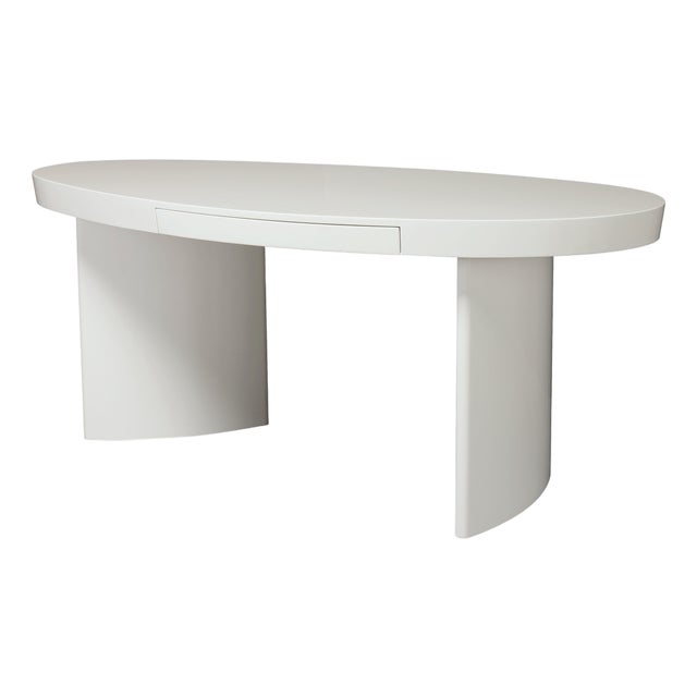 Century Furniture Cadence Writing Desk - White For Sale