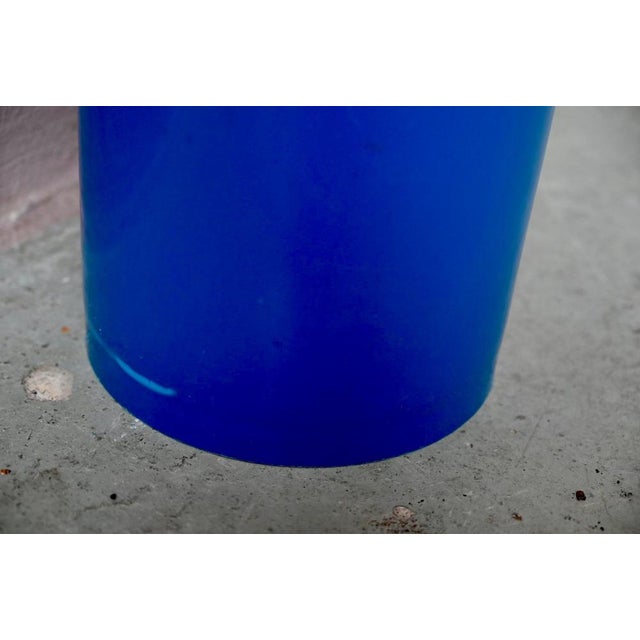 Plastic Syla Umbrella Stand in Blue Plastic, 1970s For Sale - Image 7 of 8
