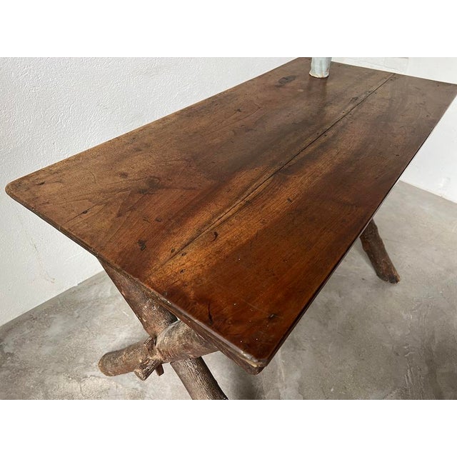 Walnut Desk, France, 1900s For Sale - Image 12 of 18