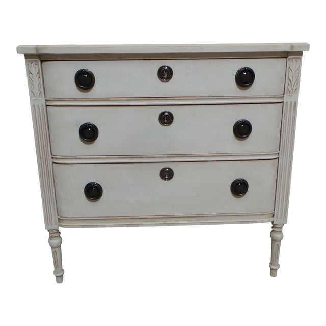 Chest of Drawers Swedish Gustavian Style Unique For Sale