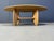 Brown Vintage Oval Beech Coffee Table, 1980s For Sale - Image 8 of 14