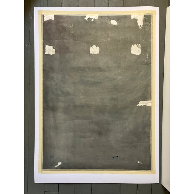 Paper 1970’s Original Vintage Abstract Expressionist Large Female Nude With Snake & Devil Painting For Sale - Image 7 of 8