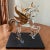 Late 20th Century Crystal and Gold Leafs With Base Murano Style Pegaso For Sale - Image 13 of 13