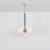 Contemporary Tubular Md Polished Nickel Pendant Light by Schwung For Sale - Image 3 of 4