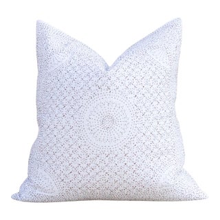 Rust Filanan Kantha Euro Pillow For Sale