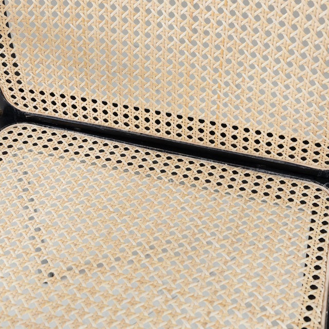 1970s Vintage Chairs in Tubular and Vienna Straw by Marcel Breuer for Gavina, 1970, Set of 5 For Sale - Image 5 of 18