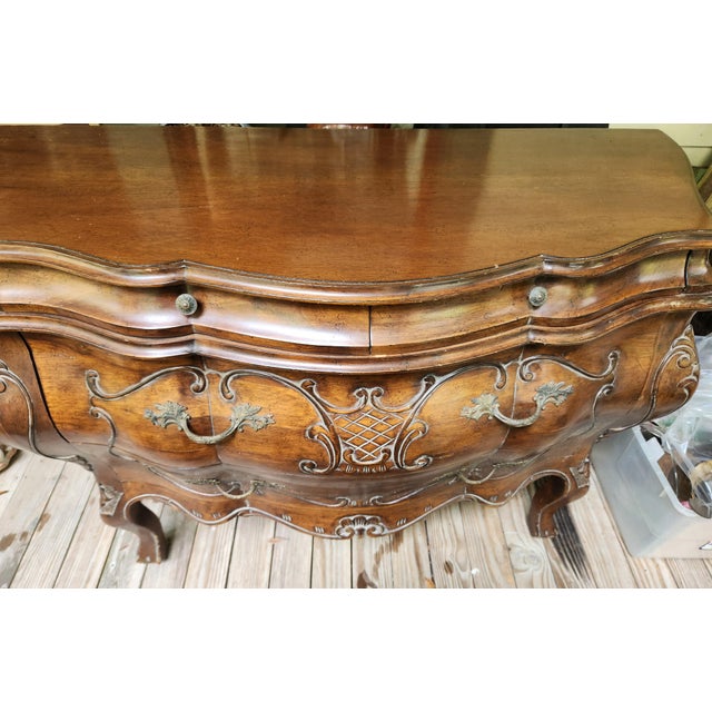 Fiorini Vintage Italian Serpentine Bombe Chest Bow Front