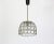 German Iron and Clear Glass Pendant Lights by Limburg, 1960s For Sale - Image 4 of 10