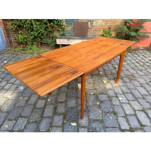 Extendable Teak Dining Table by Grete Jalk for Glostrup For Sale - Image 9 of 11