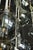 Monumental 16 globe cascade chandelier by Lightolier, circa 1970s. Blown glass bulbs in various sizes cascade nearly 10...