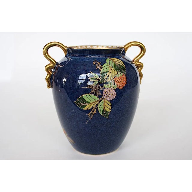 1930s Carlton Ware Spider Web Vase For Sale - Image 5 of 12